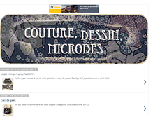 Tablet Screenshot of couturedessinmicrobes.blogspot.com