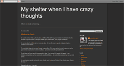 Desktop Screenshot of my-shelter-when-i-have-crazy-thoughts.blogspot.com