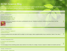 Tablet Screenshot of bcnhscienceblog.blogspot.com
