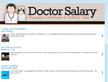 Tablet Screenshot of doctorsalary.blogspot.com