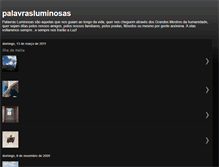 Tablet Screenshot of palavrasluminosas.blogspot.com