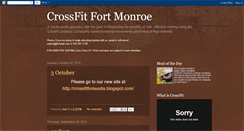 Desktop Screenshot of crossfitfortmonroe.blogspot.com