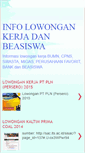 Mobile Screenshot of info-kerja-beasiswa.blogspot.com