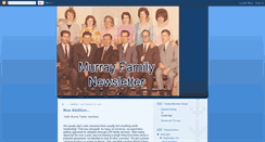 Desktop Screenshot of murrayfamilynewsletter.blogspot.com