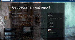 Desktop Screenshot of paccarannual.blogspot.com