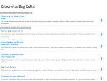 Tablet Screenshot of citronelladogcollars.blogspot.com