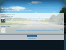 Tablet Screenshot of consigliopropiedades.blogspot.com