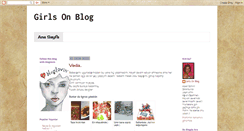 Desktop Screenshot of girls-on-blog.blogspot.com