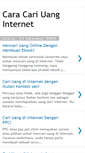 Mobile Screenshot of caramencariuanginternetmudah.blogspot.com