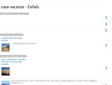 Tablet Screenshot of cefaluvacanze.blogspot.com