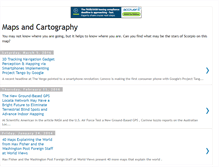 Tablet Screenshot of mapsandcartography.blogspot.com