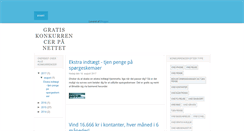 Desktop Screenshot of gratis-konkurrencer.blogspot.com
