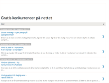 Tablet Screenshot of gratis-konkurrencer.blogspot.com