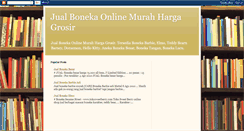 Desktop Screenshot of jual-boneka-online.blogspot.com