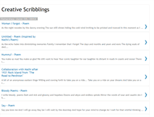 Tablet Screenshot of creativescribblings.blogspot.com