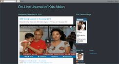 Desktop Screenshot of krisablan.blogspot.com