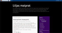 Desktop Screenshot of liljasmatprat.blogspot.com