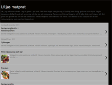 Tablet Screenshot of liljasmatprat.blogspot.com