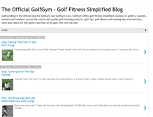 Tablet Screenshot of golfgymblog.blogspot.com