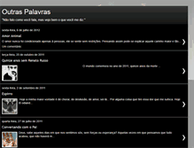 Tablet Screenshot of opalavras.blogspot.com