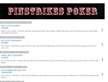 Tablet Screenshot of pinstrikespoker.blogspot.com