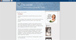 Desktop Screenshot of anti-wife.blogspot.com