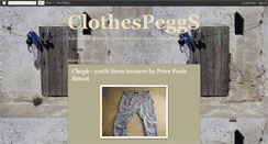 Desktop Screenshot of clothespeggs.blogspot.com