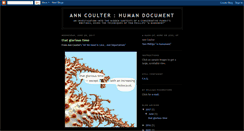 Desktop Screenshot of anncoulterhumandocument.blogspot.com