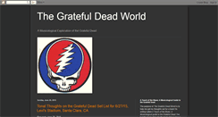 Desktop Screenshot of gratefuldeadworld.blogspot.com