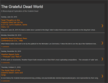 Tablet Screenshot of gratefuldeadworld.blogspot.com