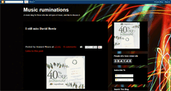 Desktop Screenshot of musicruminations.blogspot.com