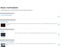 Tablet Screenshot of musicruminations.blogspot.com