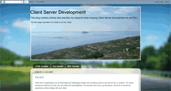 Desktop Screenshot of clientserverapp.blogspot.com