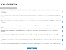 Tablet Screenshot of anaesthesianow.blogspot.com