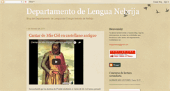 Desktop Screenshot of lenguanebrija.blogspot.com