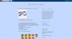Desktop Screenshot of mycontactlenses.blogspot.com