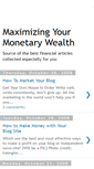 Mobile Screenshot of maximizingwealth.blogspot.com