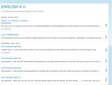 Tablet Screenshot of english4u2009.blogspot.com
