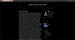 Desktop Screenshot of ismazyantisafuan.blogspot.com