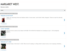 Tablet Screenshot of margaret-paranormalromanceauthor.blogspot.com