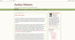 Desktop Screenshot of justicemattersblog.blogspot.com