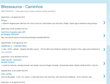 Tablet Screenshot of bikessauroscaminhos.blogspot.com