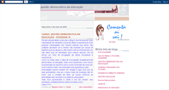 Desktop Screenshot of educdemocratica.blogspot.com