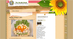 Desktop Screenshot of healthhutch.blogspot.com