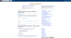 Desktop Screenshot of nepalwatch.blogspot.com