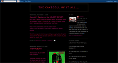 Desktop Screenshot of cavedollband.blogspot.com