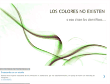 Tablet Screenshot of loscoloresnoexisten.blogspot.com