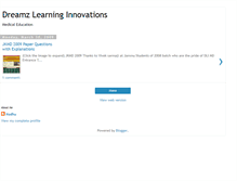 Tablet Screenshot of dreamzedutech.blogspot.com