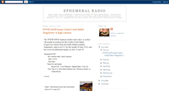 Desktop Screenshot of ephemeralradio.blogspot.com