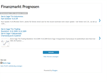 Tablet Screenshot of finanzmarktprognosen.blogspot.com